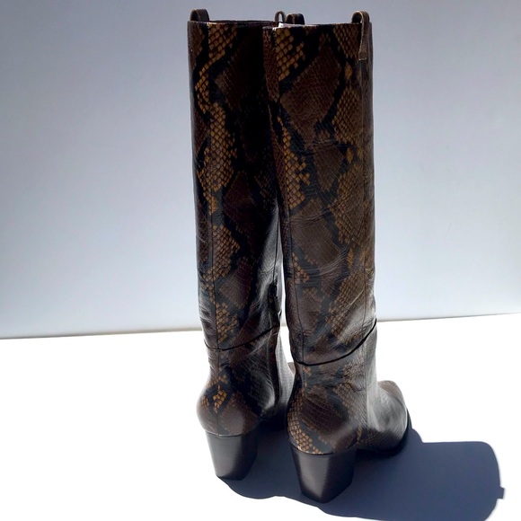 Banana Republic 6 NWOT snakeskin Women’s Boots - Picture 4 of 10